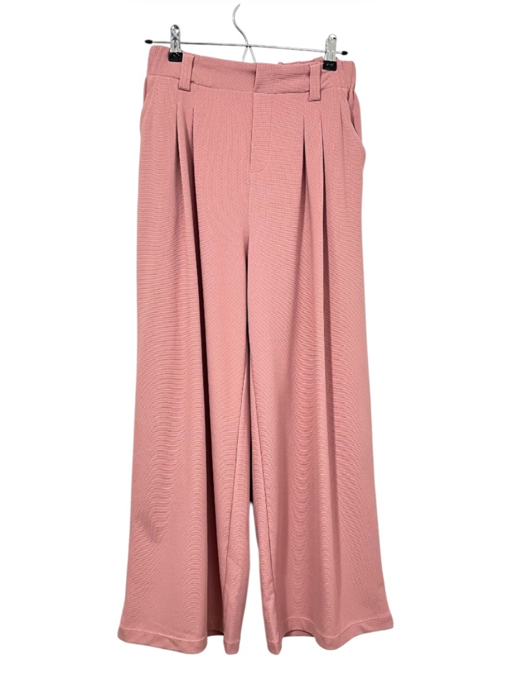 NWT HALARA Wide-Leg Pleated Pants in Rosette - Picture 2 of 14